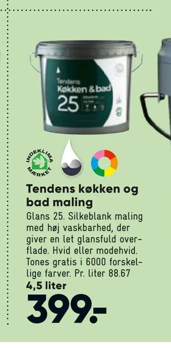 Bilka Tendens køkken og bad maling tilbud