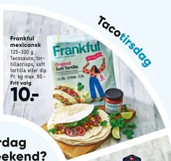 Bilka Frankful mexicansk tilbud