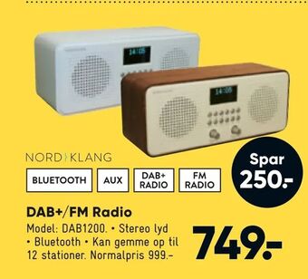 Bilka DAB+/FM Radio tilbud