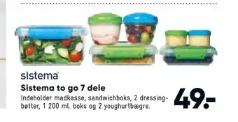 Bilka Sistema to go 7 dele tilbud