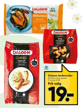 Bilka Daloon forårsruller tilbud