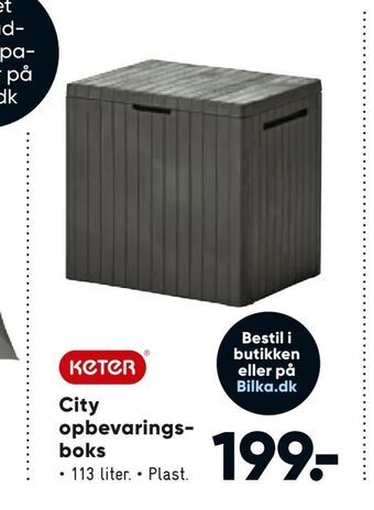 Bilka City opbevaringsboks tilbud
