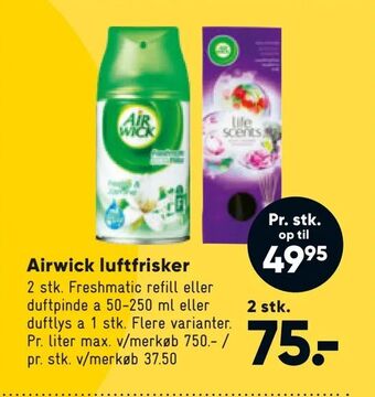 Bilka Airwick luftfrisker tilbud
