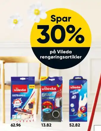 Bilka Vileda rengøringsartikler tilbud