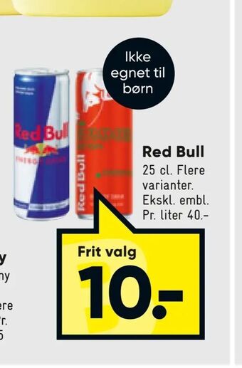 Bilka Red Bull tilbud