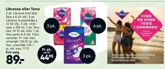 Bilka Libresse eller Tena tilbud