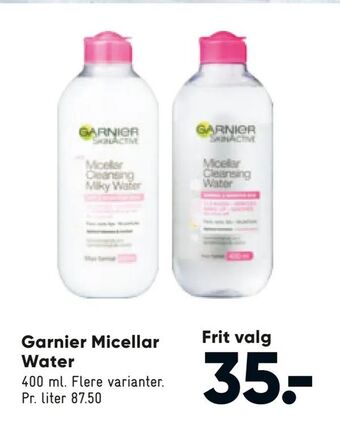 Bilka Garnier Micellar Water tilbud