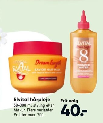 Bilka Elvital hårpleje tilbud