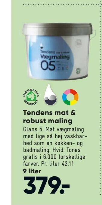 Bilka Tendens mat & robust maling tilbud