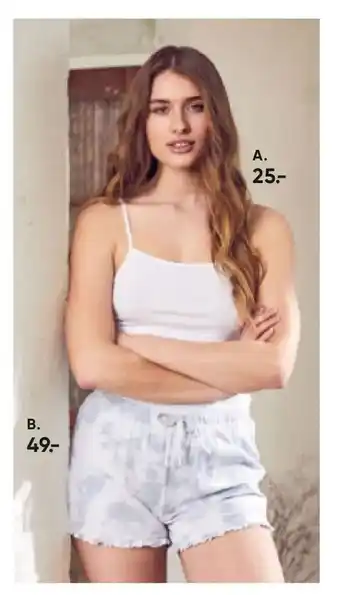 Bilka Shorts. Blå eller pink tilbud