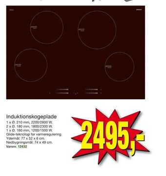 Harald Nyborg Induktionskogeplade tilbud