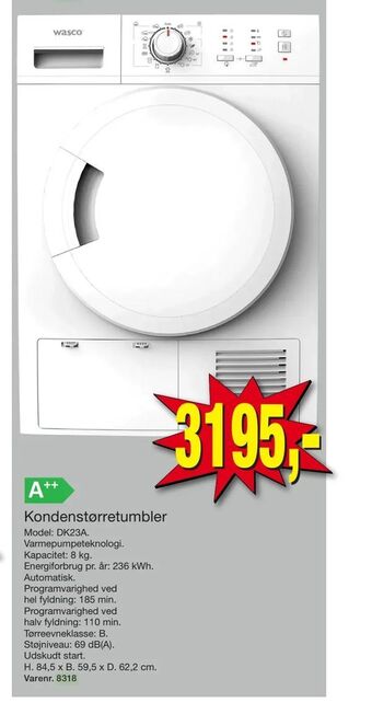 Harald Nyborg Kondenstørretumbler tilbud
