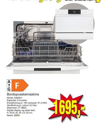Harald Nyborg Bordopvaskemaskine tilbud
