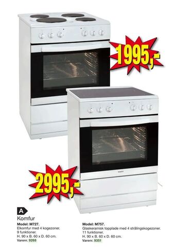 Harald Nyborg Komfur tilbud