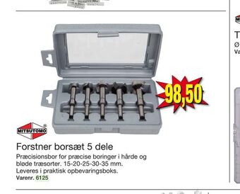 Harald Nyborg Forstner borsæt 5 dele tilbud