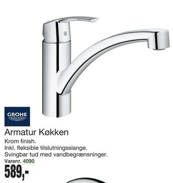 Harald Nyborg Armatur Køkken tilbud
