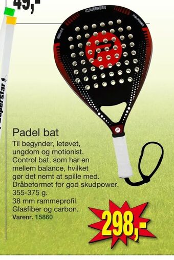 Harald Nyborg Padel bat tilbud