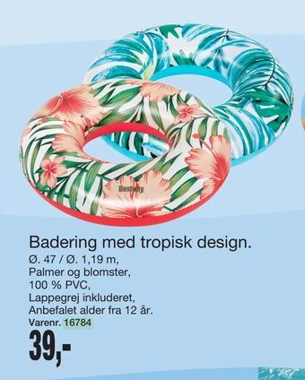 Harald Nyborg Badering med tropisk design tilbud