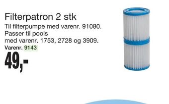 Harald Nyborg Filterpatron 2 stk tilbud
