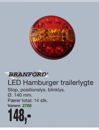 Harald Nyborg LED Hamburger trailerlygte tilbud