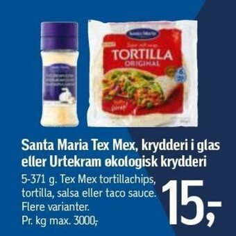 Føtex Santa Maria Tex Mex tilbud