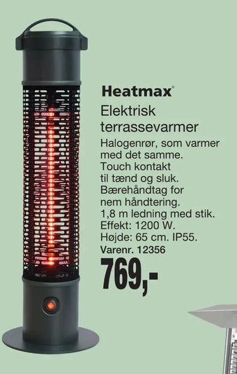 Harald Nyborg Elektrisk terrassevarmer tilbud