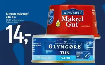 Føtex Glyngøre Makrelguf Eller Tun 105-125g tilbud