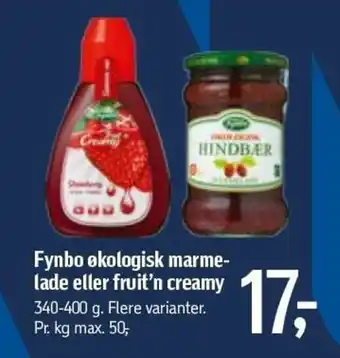 Føtex Fynbo Økologisk Marme-lade 340-400 tilbud