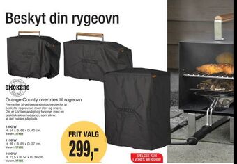 Harald Nyborg Orange County overtræk til røgeovn tilbud