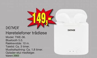 Harald Nyborg Høretelefoner trådløse tilbud