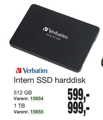 Harald Nyborg Intern SSD harddisk tilbud