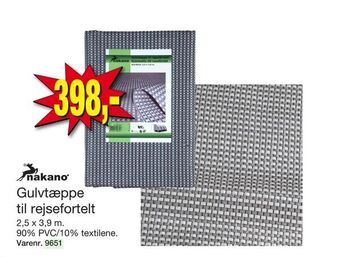 Harald Nyborg Gulvtæppe til rejsefortelt tilbud