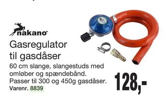 Harald Nyborg Gasregulator til gasdåser tilbud