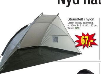 Harald Nyborg Strandtelt i nylon tilbud