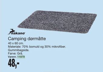 Harald Nyborg Camping dørmåtte tilbud