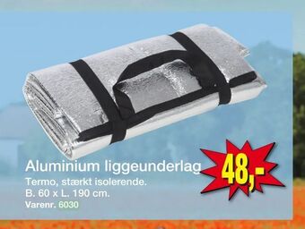 Harald Nyborg Aluminium liggeunderlag tilbud