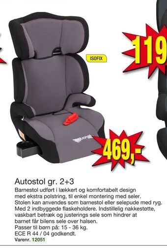 Harald Nyborg Autostol gr. 2+3 tilbud