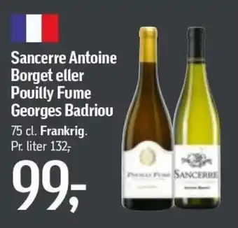 Føtex Sancerre Antoine Borget 75cl tilbud
