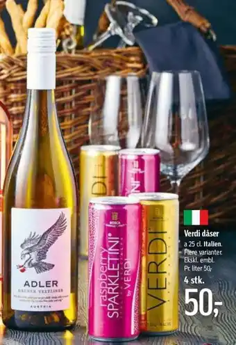 Føtex Verdi Daser 25 cl tilbud