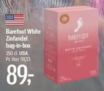 Føtex Barefoot White Zinfandel tilbud