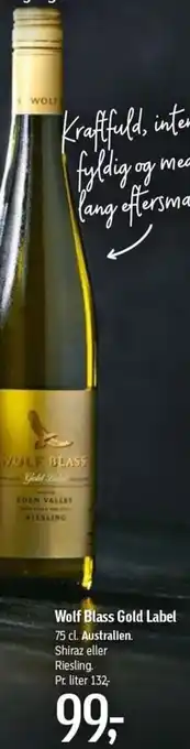 Føtex Wolf Blass Gold Label 75cl tilbud