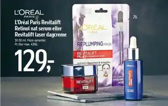Føtex L'Oreal Paris Revitalift Retinol Nat Serum 30-50ml tilbud