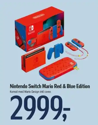 Føtex Nintendo Switch Mario Red & Blue Edition tilbud