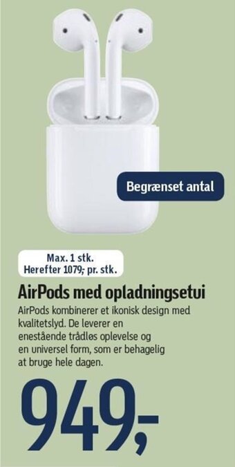Airpods Med Opladningsetui