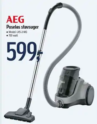 Føtex AEG Poseløs Støvsuger 700 watt tilbud
