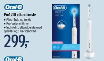 Føtex Oral B Pro1 700 Eltandbørste tilbud