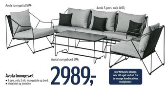 Avola Loungesæt