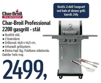Føtex Char-Broil Professional 2200 Gasgrill tilbud