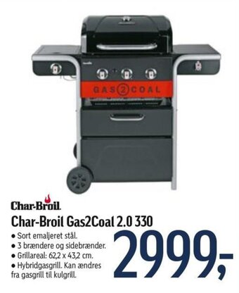 Char-Broil Gas2Coal 2.0 330