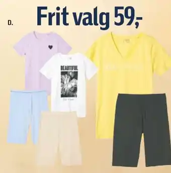 Føtex T-shirt Eller Cykelshorts XS-XXL tilbud
